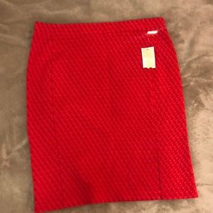 *NWT* Michael Kors Red Pencil Skirt